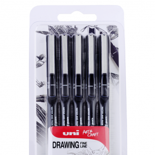PIN Black Drawing Pen Set (5pc) PIN Black Drawing Pen Set (5pc)