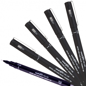 PIN Black Drawing Pen Set (5pc) PIN Black Drawing Pen Set (5pc)
