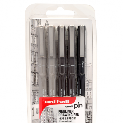 Uni PIN Assorted Tone Drawing Pen Set