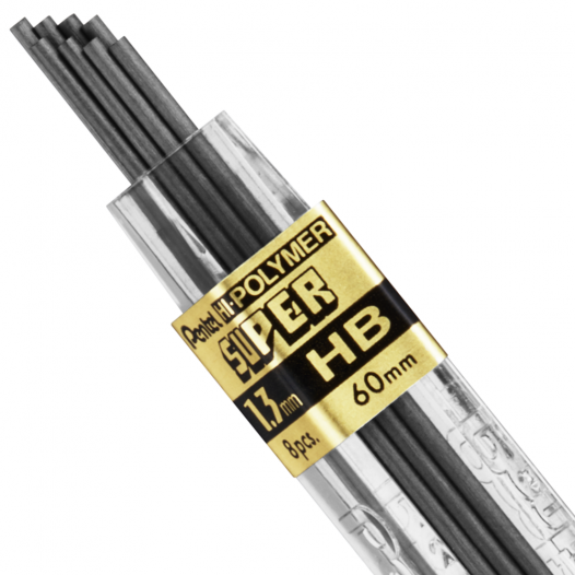 Super Hi-Polymer 1.3mm HB Leads (8pc)