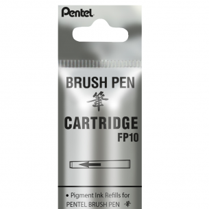 Pocket Brush Pen Black Cartridge Pack (4pc)
