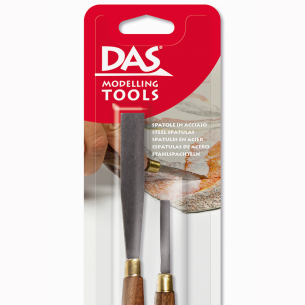 DAS Steel Spatula Modelling Tools (2pc)