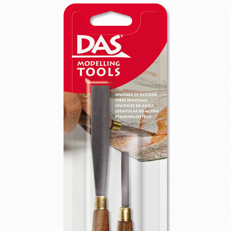 Lyra DAS Steel Spatula Modelling Tools (2pc) Cowling & Wilcox Ltd