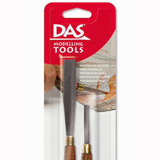 DAS Steel Spatula Modelling Tools (2pc)