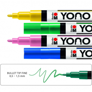 YONO Fine Bullet Acrylic Markers