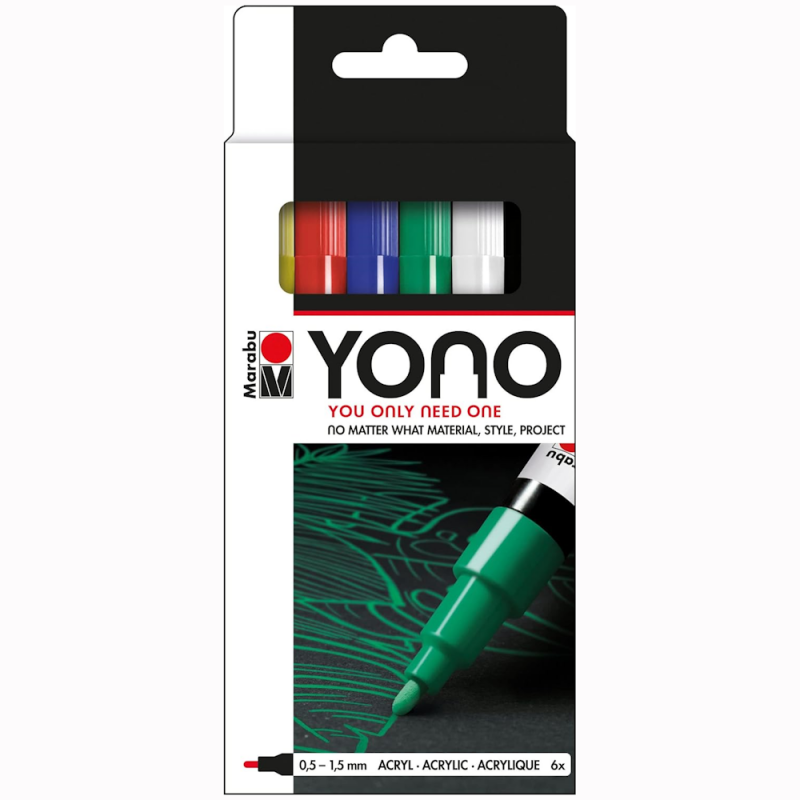 YONO Fine Primary Tone Set (6pc)