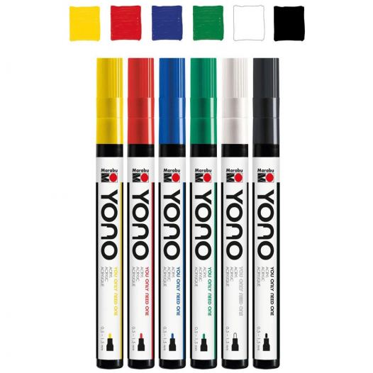 YONO Fine Primary Tone Set (6pc) YONO Fine Primary Tone Set (6pc)
