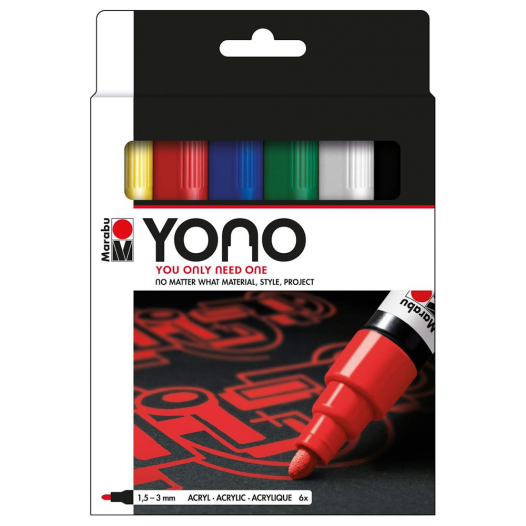 YONO Medium Bullet Primary Tones (6pc)