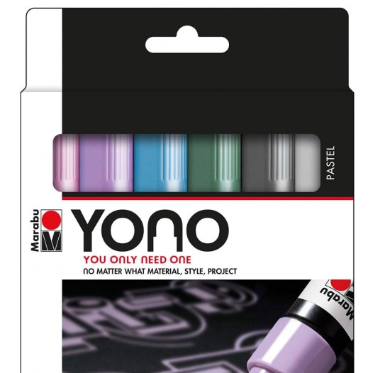 YONO Medium Bullet Pastel Tones (6pc)