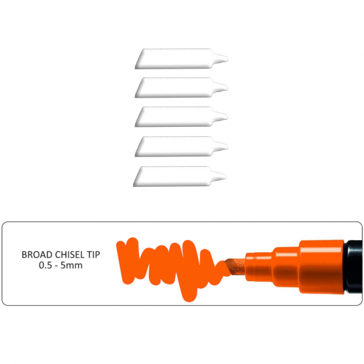 YONO Broad Chisel Replacement Tips (5pc)