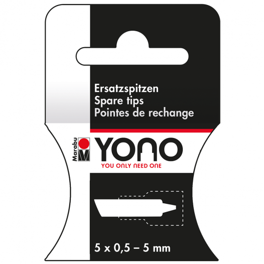 YONO Broad Chisel Replacement Tips (5pc)