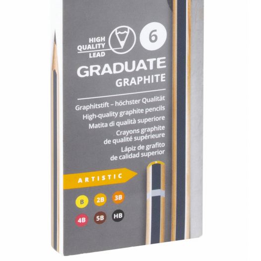 Graduate Graphite Artistic Wallet (6pc)