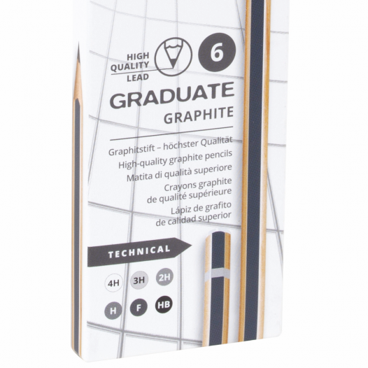 Graduate Graphite Technical Wallet (6pc)