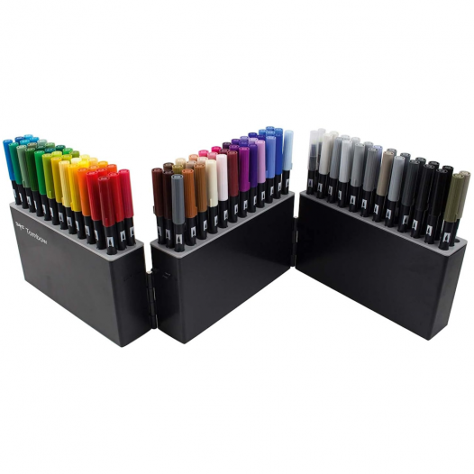 ABT Dual Brush Pen Complete Case (108pc)