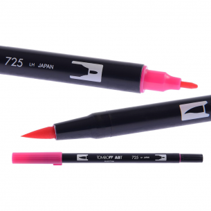 ABT Dual Brush Pen Primary Colour Wallet (12pc)