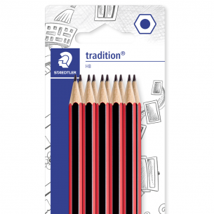 Tradition 112 Eraser-Tipped HB Pencil Pack (10pc)