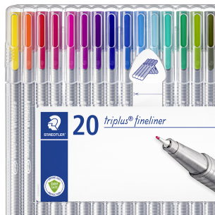 Triplus 334 Fineliner Desktop Set (20pc)