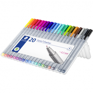 Triplus 334 Fineliner Desktop Set (20pc)