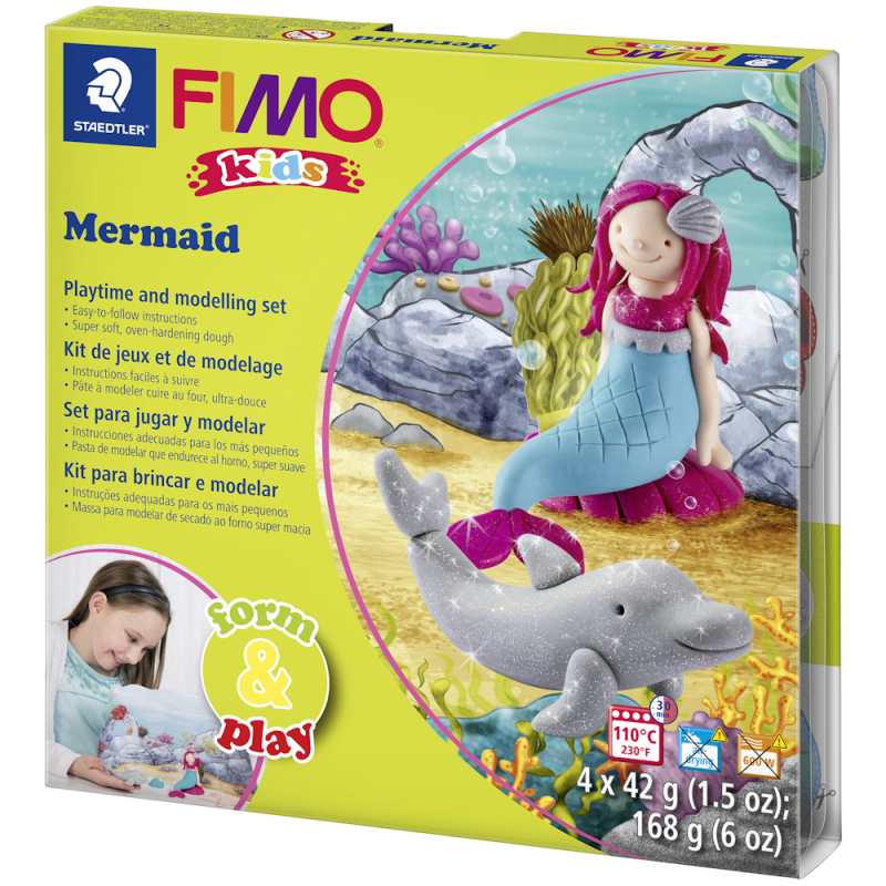 FIMO Kids Mermaid Form & Play Set