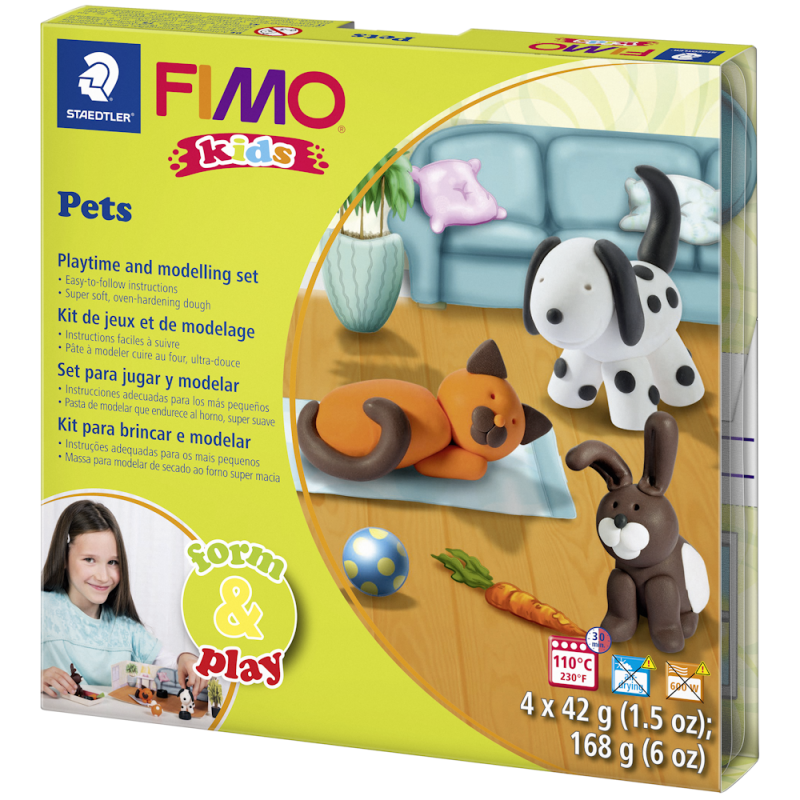 Staedtler FIMO Kids Pets Form & Play Set