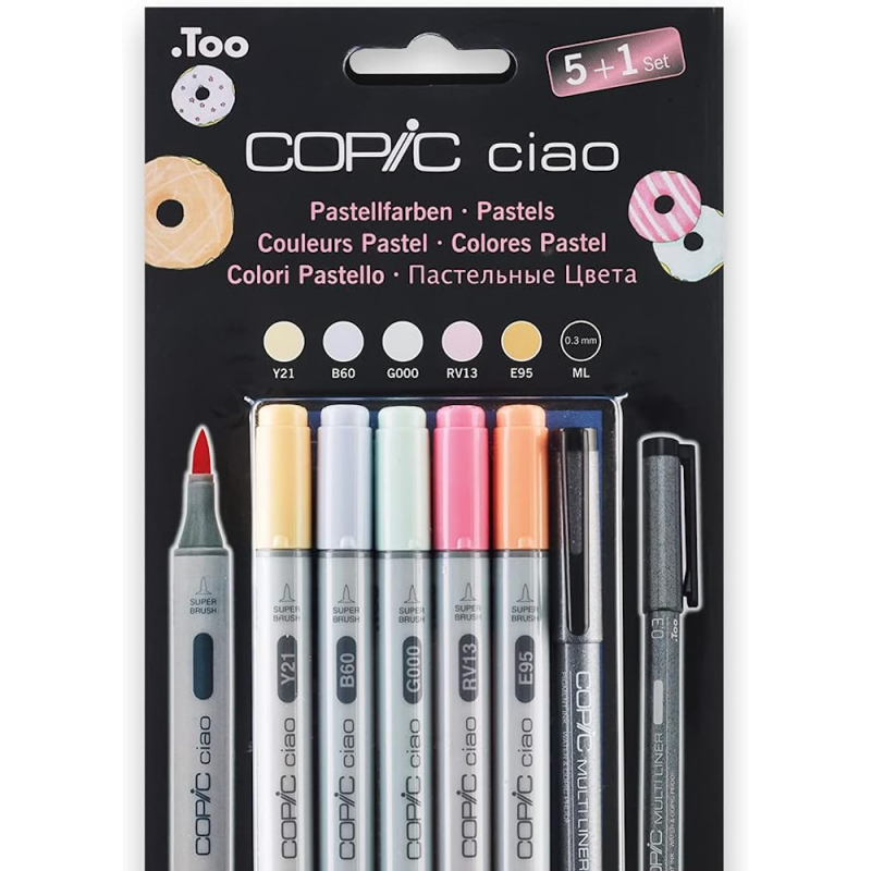 Ciao Marker Pastels (5+1)