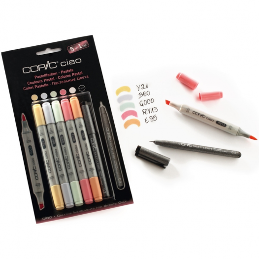 Ciao Marker Pastel Set (5+1) Ciao Marker Pastel Set (5+1)