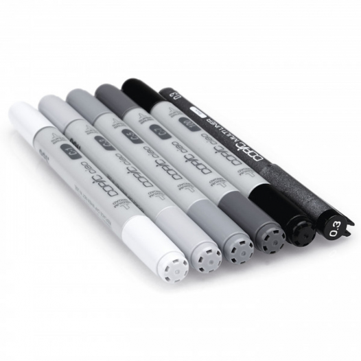 Ciao Marker Cool Greys Set (5+1)