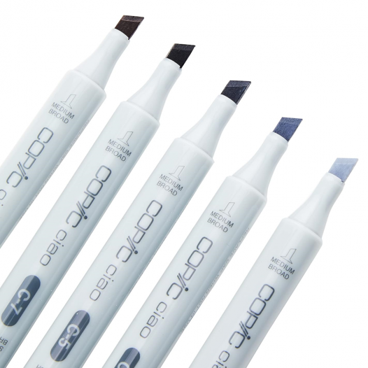 Ciao Marker Cool Greys Set (5+1)