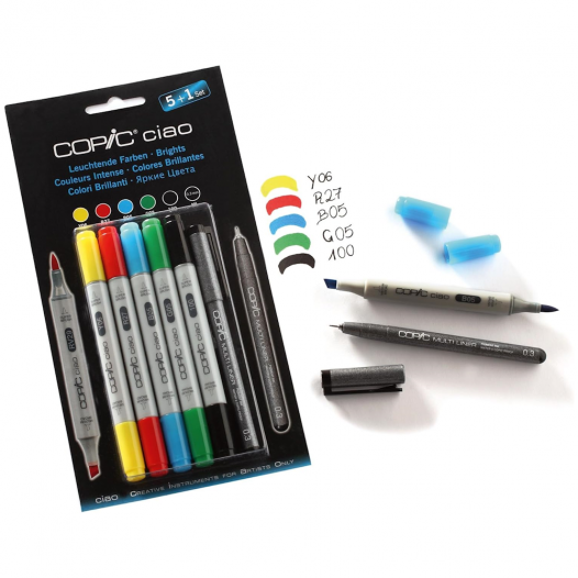 Ciao Marker Brights Set (5+1) Ciao Marker Brights Set (5+1)
