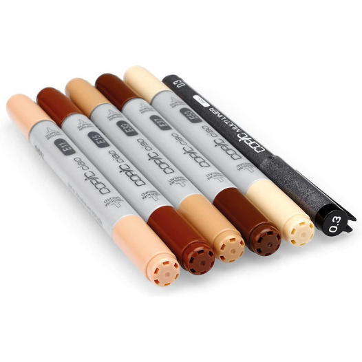 16+ Copic Skin Tone Colors