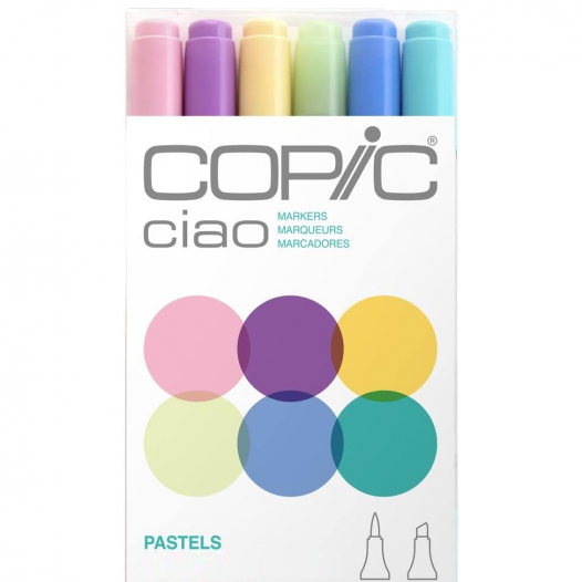 Ciao Marker Pastel Tones (6pc)