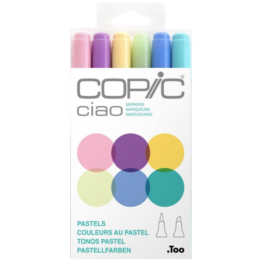 Ciao Marker Pastel Tones (6pc)