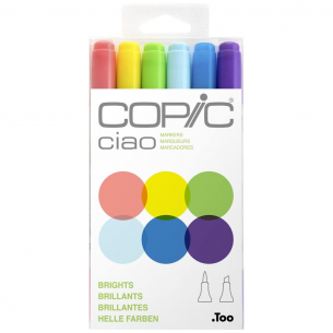 Ciao Marker Bright Tones (6pc)