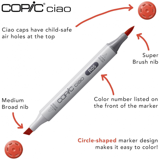 Ciao Marker Portrait Colours (12pc)