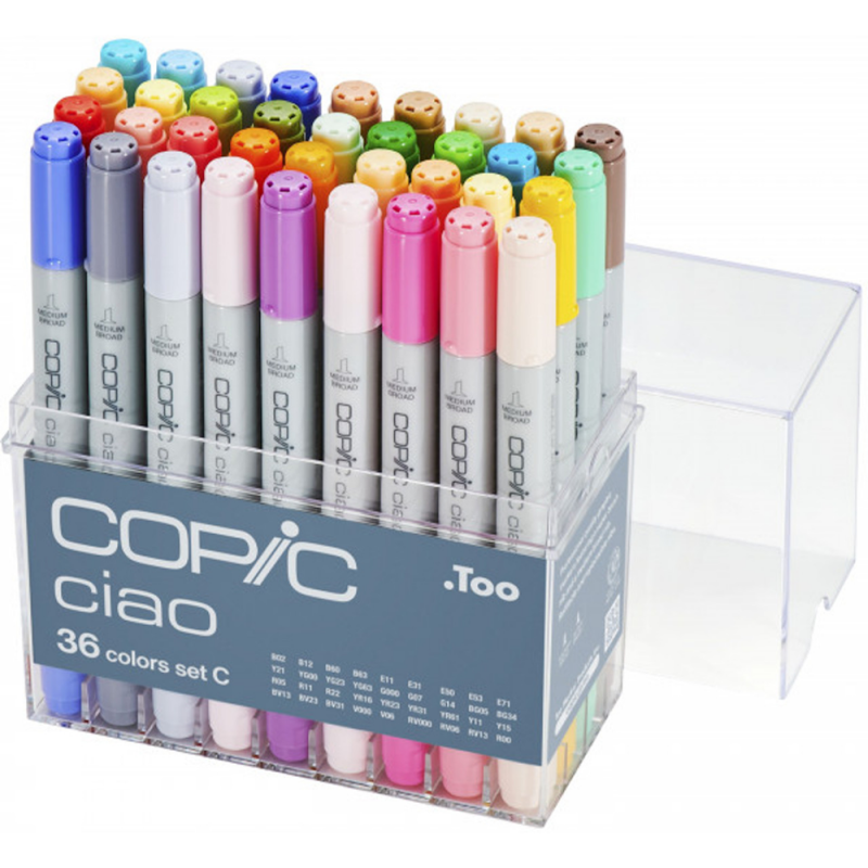 Ciao Marker Assorted Colour Case C (36pc)