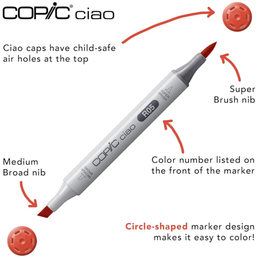 Ciao Marker Standard Colours (12pc)