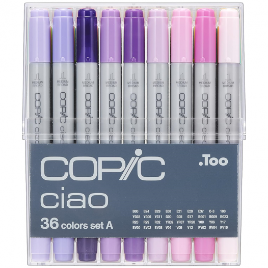 Ciao Marker Colour Set A (36pc)