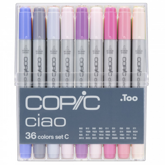 Ciao Marker Assorted Colour Case C (36pc) Ciao Marker Assorted Colour Case C (36pc)