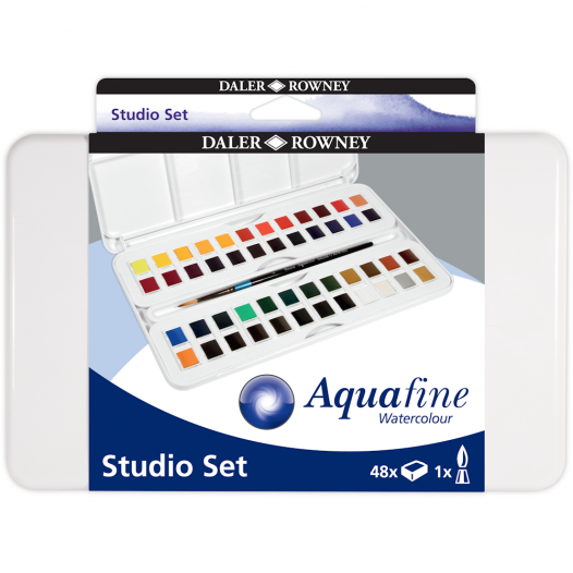 Aquafine Watercolour Studio Set (48pc)