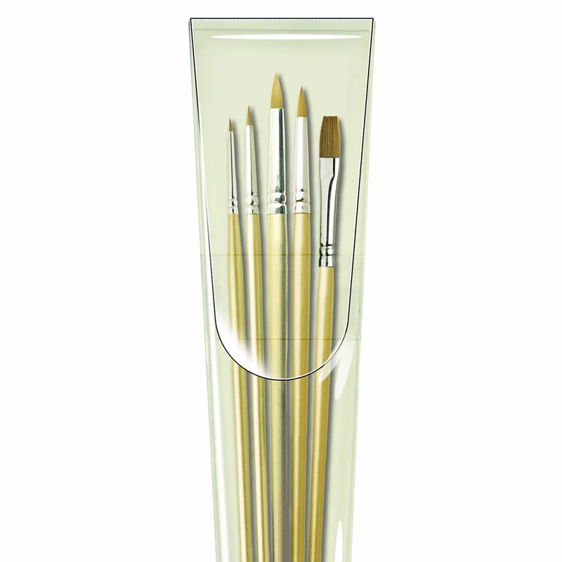 W4 Spotters Synthetic Brush Set (5pc)