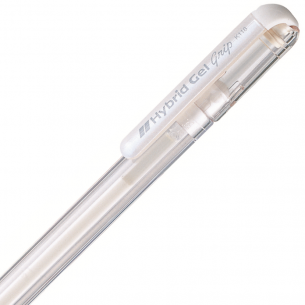 Hybrid Gel Grip 0.8mm White Pen Hybrid Gel Grip 0.8mm White Pen