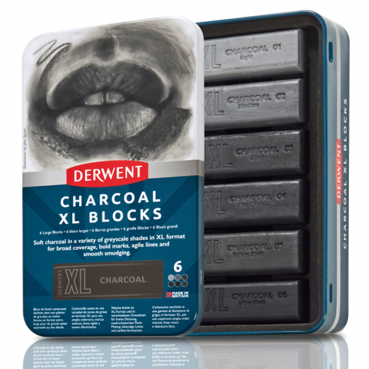 Charcoal XL Blocks (6pc)