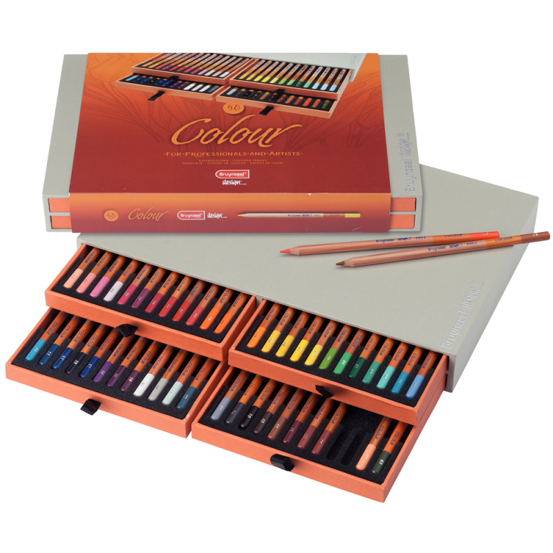 Bruynzeel Design Colour Pencil Set (48pc)