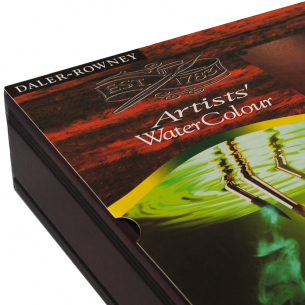 Artists' Watercolour Wooden Box Set