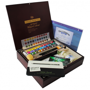 Artists' Watercolour Wooden Box Set