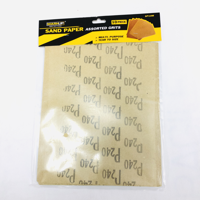 Assorted Sandpaper Pack (10pc)