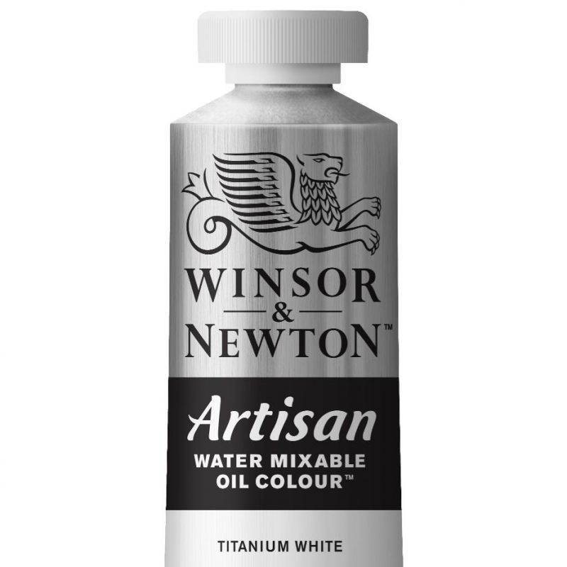 Artisan Water-Mixable Oil Colour Titanium White (200ml)