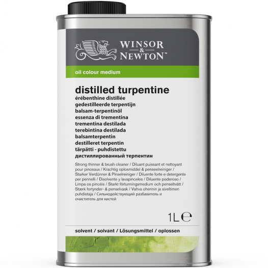 Winsor & Newton Oil Colour Medium Distilled Turpentine 500ml