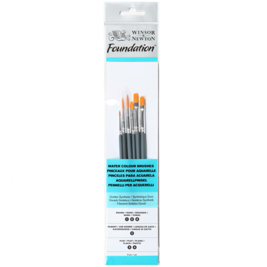 Foundation Watercolour Brush Set (6pc)