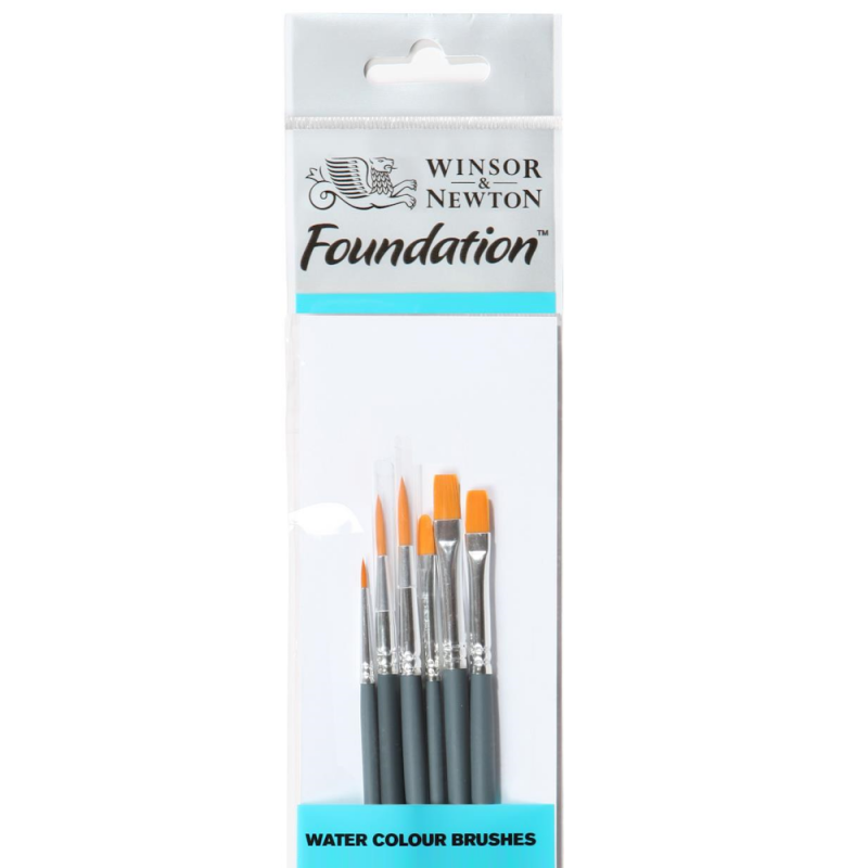 Foundation Watercolour Brush Set (6pc)